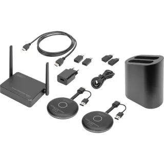 Digitus Click & Present Pro - Wireless Collaboration System, HDMI Verlängerung (schwarz)