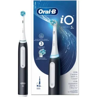 Oral-B iO Series 3, Elektrische Zahnbürste (schwarz, Matt Black)