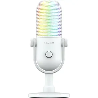 Razer Seiren V3 Chroma 32-Bit DSP , Mikrofon (weiß, RGB, USB)