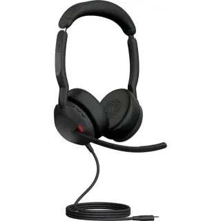 Jabra Evolve2 50, Headset (schwarz, Stereo, UC, USB-C)