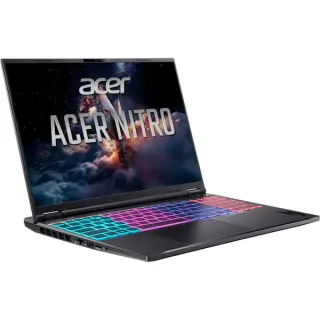 Acer Nitro 16 (AN16-A91-R6BF), Gaming-Notebook (schwarz, AMD Ryzen 9 9955HX, NVIDIA GeForce RTX 5070, 16 GB DDR5, 1 TB (1 TB SSD), Windows 11 Home)