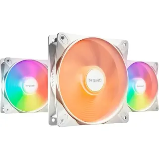 be quiet! Light Wings LX PWM high-speed 120 mm White Triple Pack, Gehäuselüfter (weiß, 3er-Pack, 120 mm)