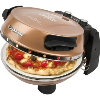 G3 Ferrari Pizzaofen Napoletana (kupfer, 1.200 Watt, für Pizza Ø 31cm, 2 Steine)