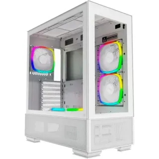 Montech SKY TWO , Tower-Gehäuse (weiß, Tempered Glass x 2, B-Ware)