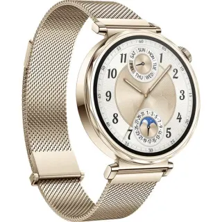Huawei Watch GT5 41mm (Jana-B19M), Smartwatch (gold, goldenes Milanese-Armband)