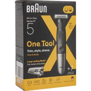 Braun Series X XT5100 Face + Body, Bartschneider (schwarz/silber)