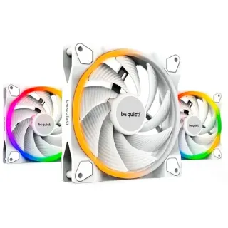 be quiet! Light Wings White 140mm PWM Triple Pack, Gehäuselüfter (weiß, 3er Pack, inkl. ARGB-Hub, 140 mm, B-Ware)