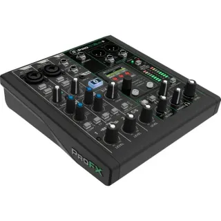 MACKIE ProFX6v3+ , Mischpult (schwarz, professioneller 6-Kanal Mixer Enhanced FX)