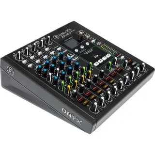 MACKIE Onyx8 , Mischpult (schwarz, 8-Kanal Premium Analogmixer mit Multi-Track)