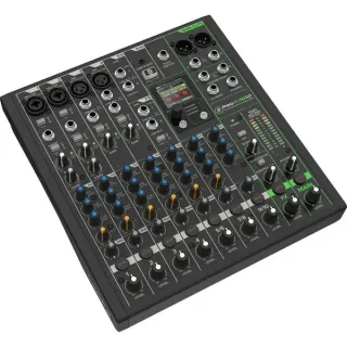 MACKIE ProFX10 GO , Mischpult (schwarz, akkubetriebener 10-Kanal Mixer mit FX)