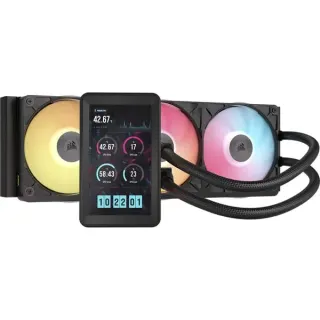 Corsair iCUE LINK TITAN II 360 RX LCD, Wasserkühlung (schwarz, Black)