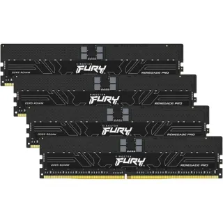 Kingston FURY DIMM 64 GB DDR5-5600 (4x 16 GB) Quad-Kit, Arbeitsspeicher (schwarz, KF556R36RBK4-64, Renegade PRO, INTEL XMP)