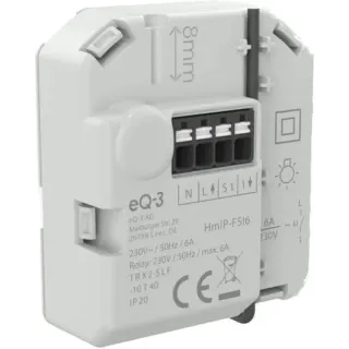 Homematic IP Schaltaktor mit Taster­­eingang (6 A) – Unterputz (HmIP-FSI6)