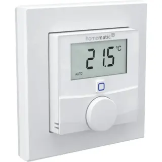 Homematic IP Wandthermostat mit Luftfeuchtigkeitssensor (HmIP-WTH-3) (weiß)
