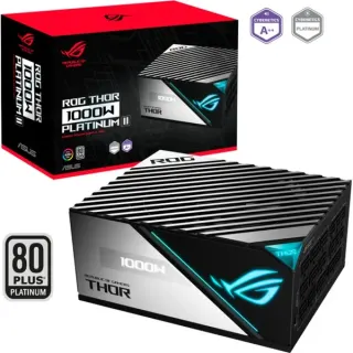 ASUS ROG-THOR-1000P2-GAMING 1000W, PC-Netzteil (schwarz, mit Aura-Sync und einem OLED-Display, 1000 Watt, B-Ware)