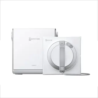 Ecovacs Fensterputz-Roboter WINBOT W2 PRO OMNI, Fenstersauger (weiß, 126 Watt, mit tragbarer Dockingstation, B-Ware)