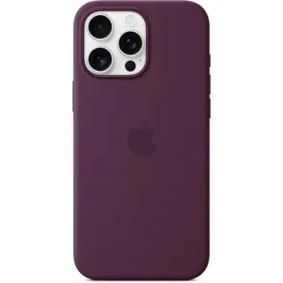Apple Silikon Case mit MagSafe, Handyhülle (pflaume, iPhone 16 Pro Max)