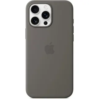 Apple Silikon Case mit MagSafe, Handyhülle (grau, iPhone 16 Pro Max)
