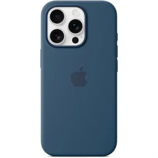 Apple Silikon Case mit MagSafe, Handyhülle (dunkelblau, iPhone 16 Pro)