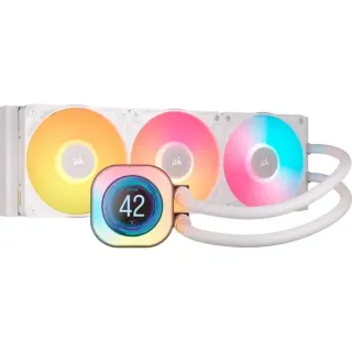 Corsair iCUE LINK TITAN 360 RX LCD RGB, Wasserkühlung (weiß)