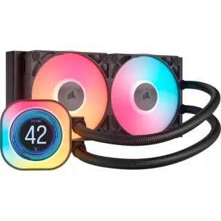 Corsair iCUE LINK TITAN 240 RX LCD RGB, Wasserkühlung (schwarz)