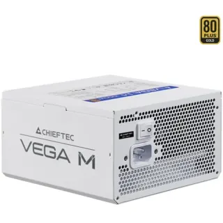 Chieftec Vega M 750W White, PC-Netzteil (weiß, 1x 12 Pin High Power GPU, 4x PCIe, Kabelmanagement, 750 Watt)