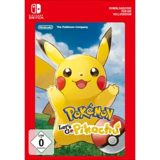 Pokémon: Let's Go Pikachu!, Nintendo Switch-Spiel (Nintendo Switch, Download Code)