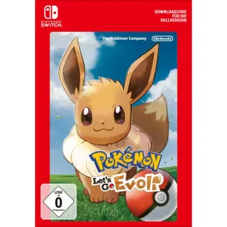 Pokémon: Let's Go Eevee!, Nintendo Switch-Spiel (Nintendo Switch, Download Code)