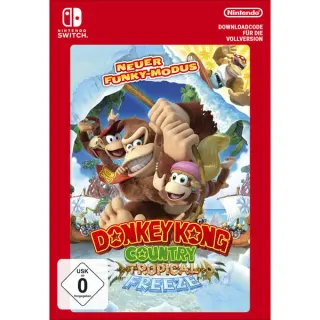 Donkey Kong Country: Tropical Freeze, Nintendo Switch-Spiel (Nintendo Switch, Download Code)