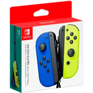 Nintendo Joy-Con 2er-Set, Bewegungssteuerung (blau/neon-gelb)