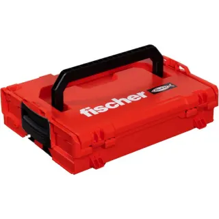 fischer L-BOXX FLB 102, leer, Werkzeugkiste (rot/schwarz)