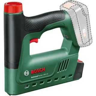 Bosch Heimwerken & Garten UniversalTacker 18V-14, 18Volt, Elektrotacker (grün/schwarz, ohne Akku und Ladegerät, POWER FOR ALL ALLIANCE)