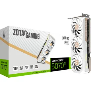 ZOTAC GeForce RTX 5070 Ti SOLID CORE OC White Edition, Grafikkarte (DLSS 5, 3x DisplayPort, 1x HDMI 2.1)
