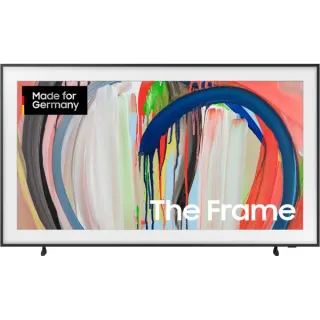Samsung GQ-65LS03HA The Frame, QLED-Fernseher (163 cm (65 Zoll), schwarz, UltraHD/4K, One Connect Box, Austauschbare Rahmen, 120Hz Panel)
