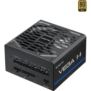 Chieftec Vega M 1000W, PC-Netzteil (schwarz, 1x 12 Pin High Power GPU, 4x PCIe, Kabelmanagement, 1000 Watt)