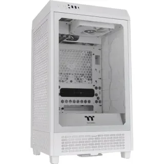 Thermaltake The Tower 200 Snow White, Tower-Gehäuse (weiß, Tempered Glass)
