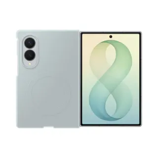 Samsung Silicone Magnet Case, Handyhülle (hellgrün, Samsung Galaxy Z Fold8)