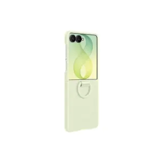 Samsung Silicone Ring Magnet Case, Handyhülle (mint, für Galaxy Z Flip8)