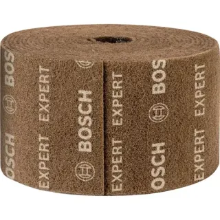 Bosch Professional Expert Vliesrolle N880 Grob A, 150mmx10m, Schleifblatt (braun, 10 Meter Rolle, zum Handschleifen)