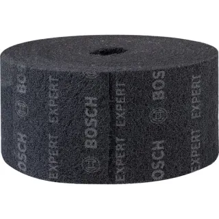 Bosch Professional Expert Vliesrolle N880 Medium S, 150mmx10m, Schleifblatt (schwarz, 10 Meter Rolle, zum Handschleifen)