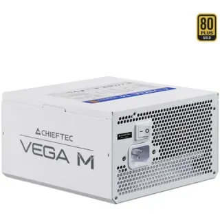 Chieftec Vega M 1000W White, PC-Netzteil (weiß, 1x 12 Pin High Power GPU, 4x PCIe, Kabelmanagement, 1000 Watt)
