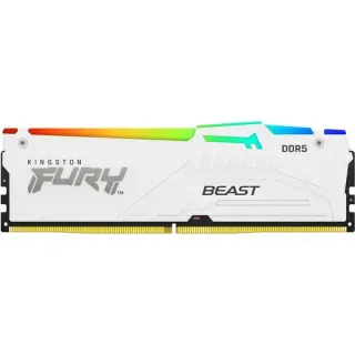Kingston FURY DIMM 32 GB DDR5-6000 , Arbeitsspeicher (weiß, KF560C36BWEA-32, FURY Beast RGB, AMD EXPO)