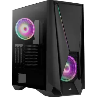 Aerocool Visor, Tower-Gehäuse (schwarz, Tempered Glass)