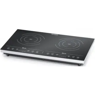 Rommelsbacher Doppelkochplatte CT 3410/IN (schwarz/silber, B-Ware)