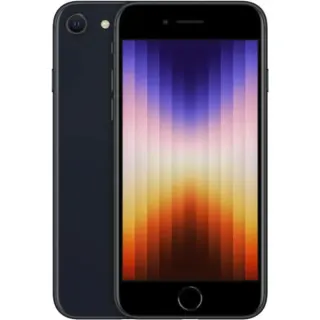 Apple iPhone SE 3. Generation (2022) 64GB Generalüberholt, Handy (Mitternacht, iOS)