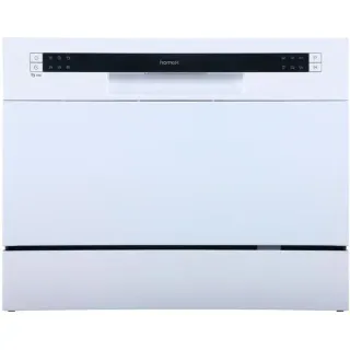homeX GST6AD-W Tischgeschirrspüler , Spülmaschine (weiß, 6 Maßgedecke)