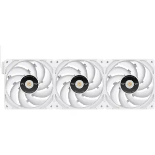 Thermaltake TOUGHFAN EX12 Pro White – Swappable Edition, Gehäuselüfter (schwarz, 3-Fan Pack, 120 mm)