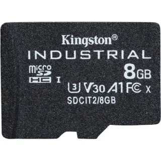 Kingston Industrial 8 GB microSDHC, Speicherkarte (schwarz, UHS-I U3, Class 10, V30, A1)