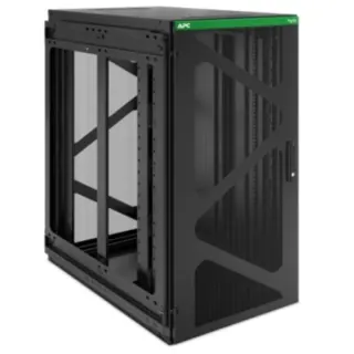 APC NetShelter AR124SM Wandmontage USV-Tiefe, Rack-Gehäuse (schwarz, 24 Höheneinheiten)