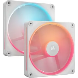 Corsair iCUE LINK LX140-R RGB PWM Reverse, Gehäuselüfter (weiß, 2er Pack, 140 mm, B-Ware)